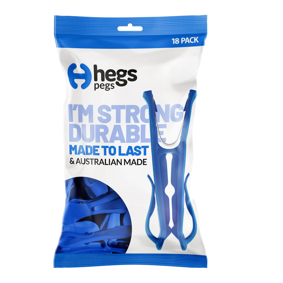 HEGS Pegs | Blue | 3 Bags (54 pegs)