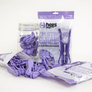 All New HEGS Pegs Purple