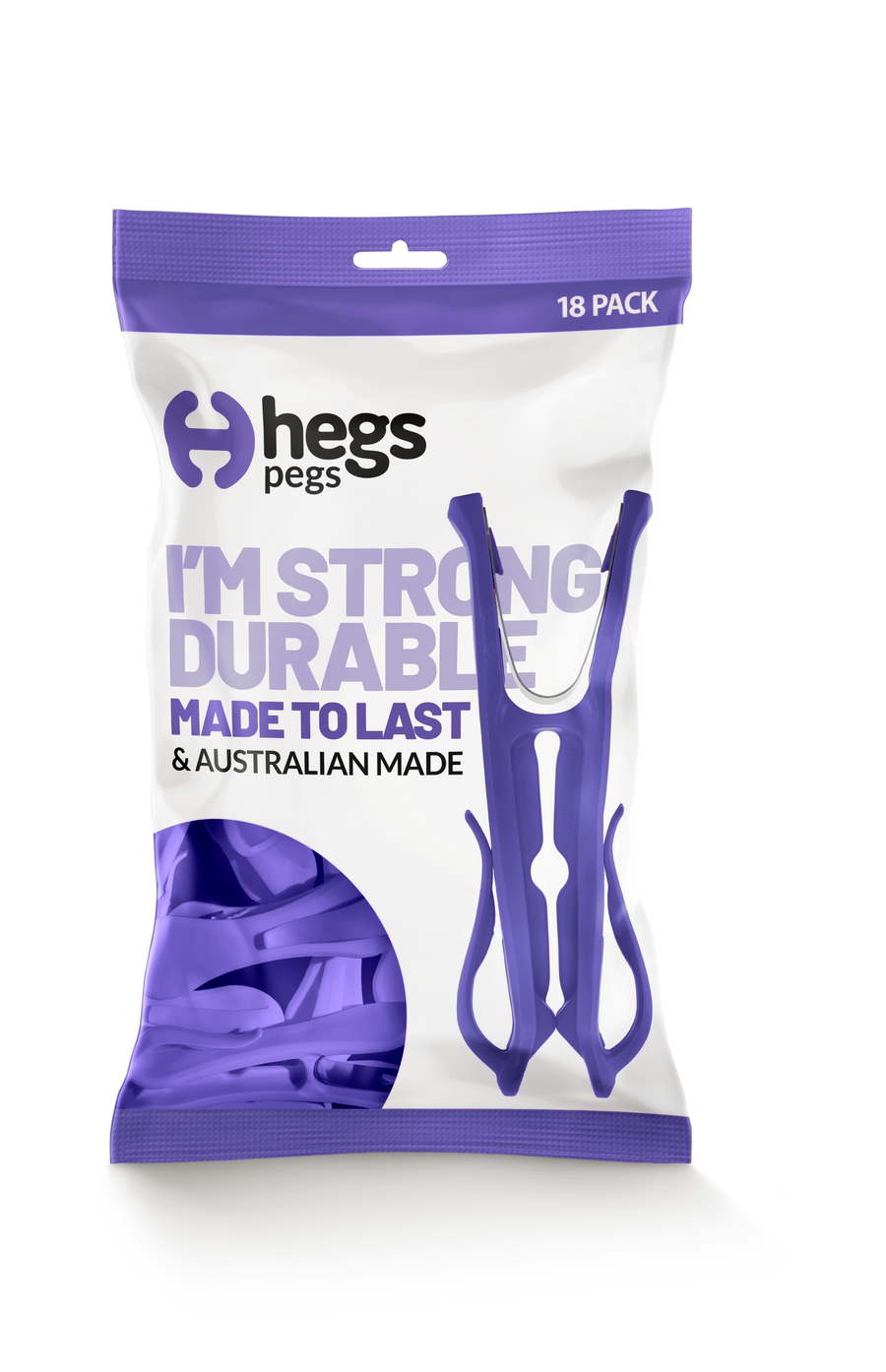 All New HEGS Pegs Purple